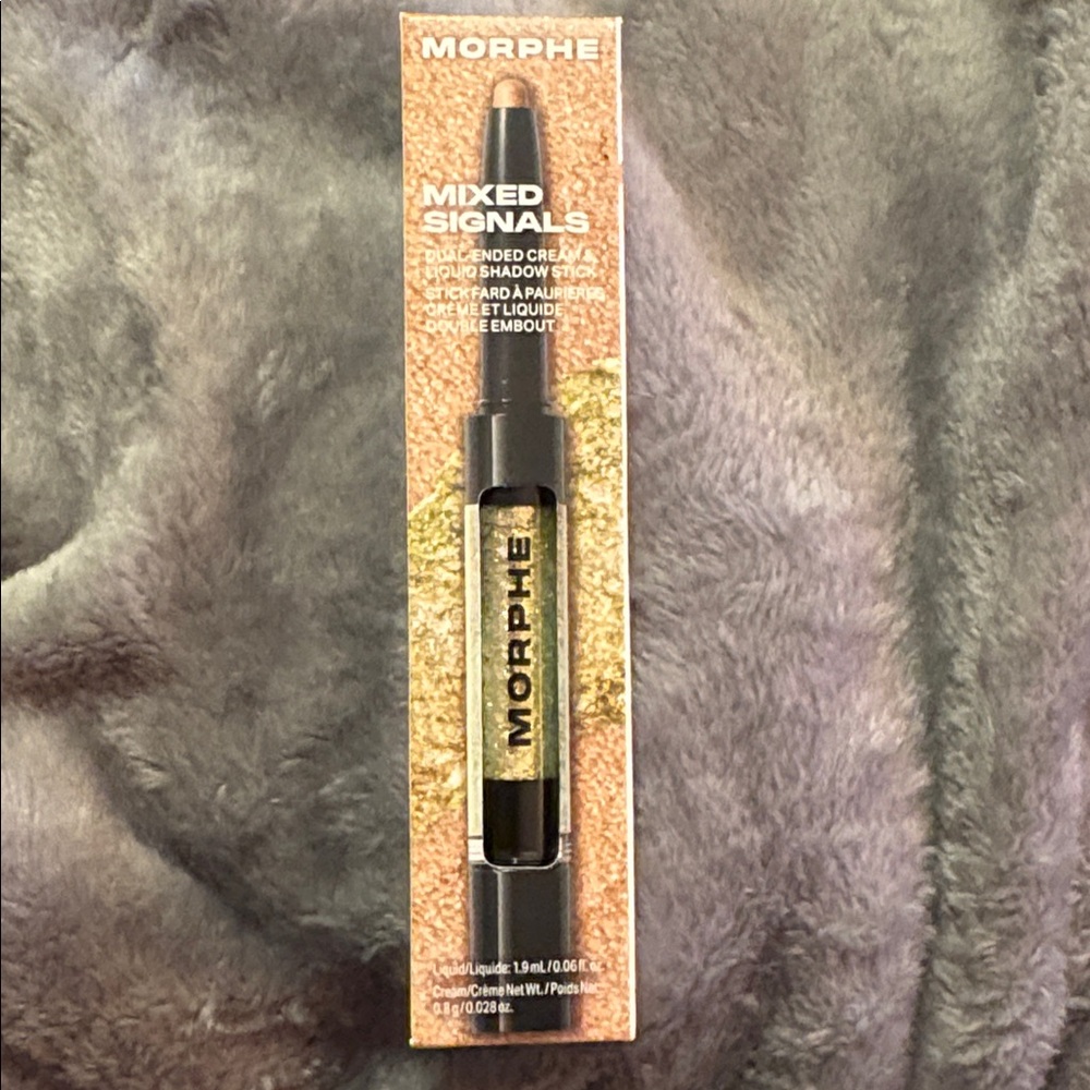 Morphe Eyeliner Mixed Signals Dual-Ended Eyeshadow gold green sparkle dark gold